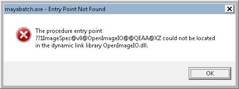 mayabatch_Entry_Point_Not_Found